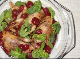 дичь под черешневым соусе