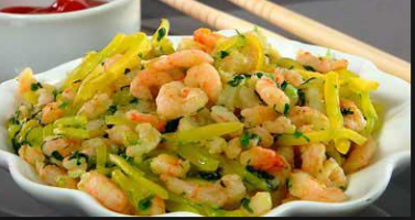 сегодня готовим блюда из креветок